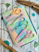 Load image into Gallery viewer, Famore's Sea Glass Embroidery Kit # 1101SEA Scissor set