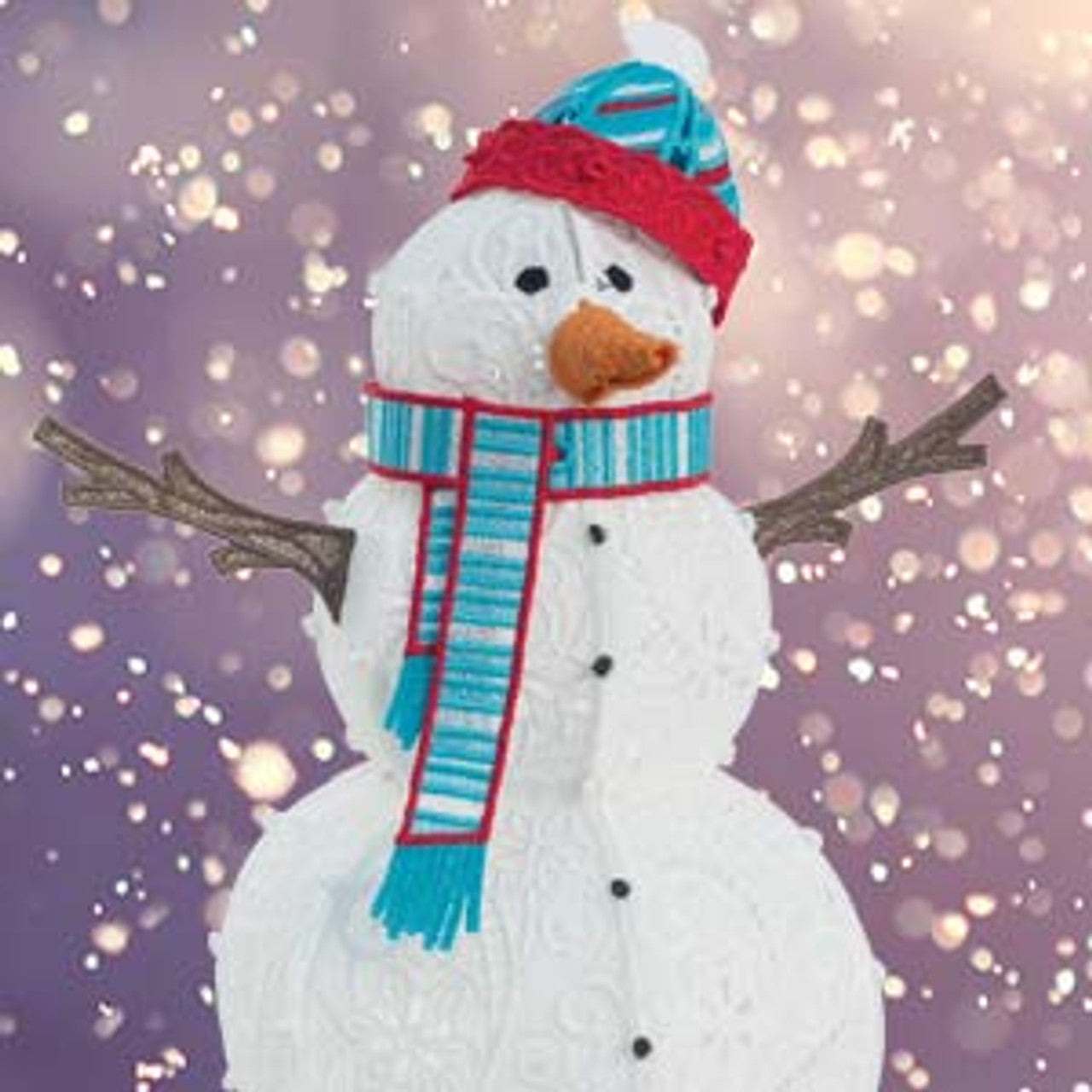 OESD Freestanding Lace Snowman 2 12650USB