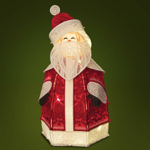 OESD Freestanding Santa Claus Machine Embroidery Design 12702
