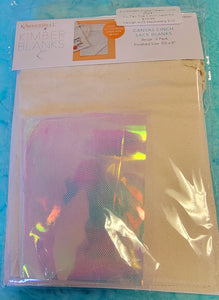 Kimberbell Digital Dealer June 2024 Tic-Tac-Toe Cinch Bag FABRIC KIT ONLY