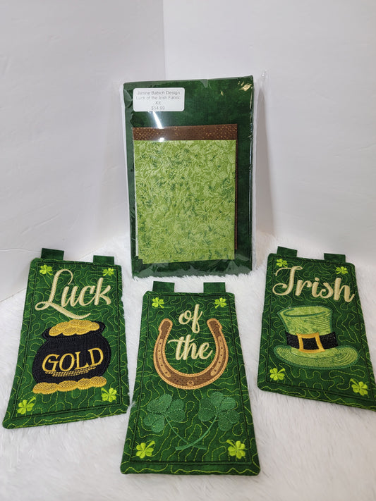 FABRIC KIT for Janine Babich Luck of the Irish Table Top Display
