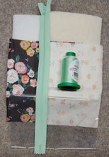 Load image into Gallery viewer, Curated Fabric Kit for Embroidery Garden Fabric Markers with OPTIONAL THREAD OPTIONS.  USE THE DROPDOWN WINDOW TO MAKE YOUR SELECTION