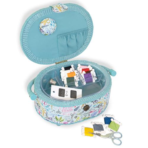 Dritz Embroidery Sewing Basket Z10460 (Supplies included!)