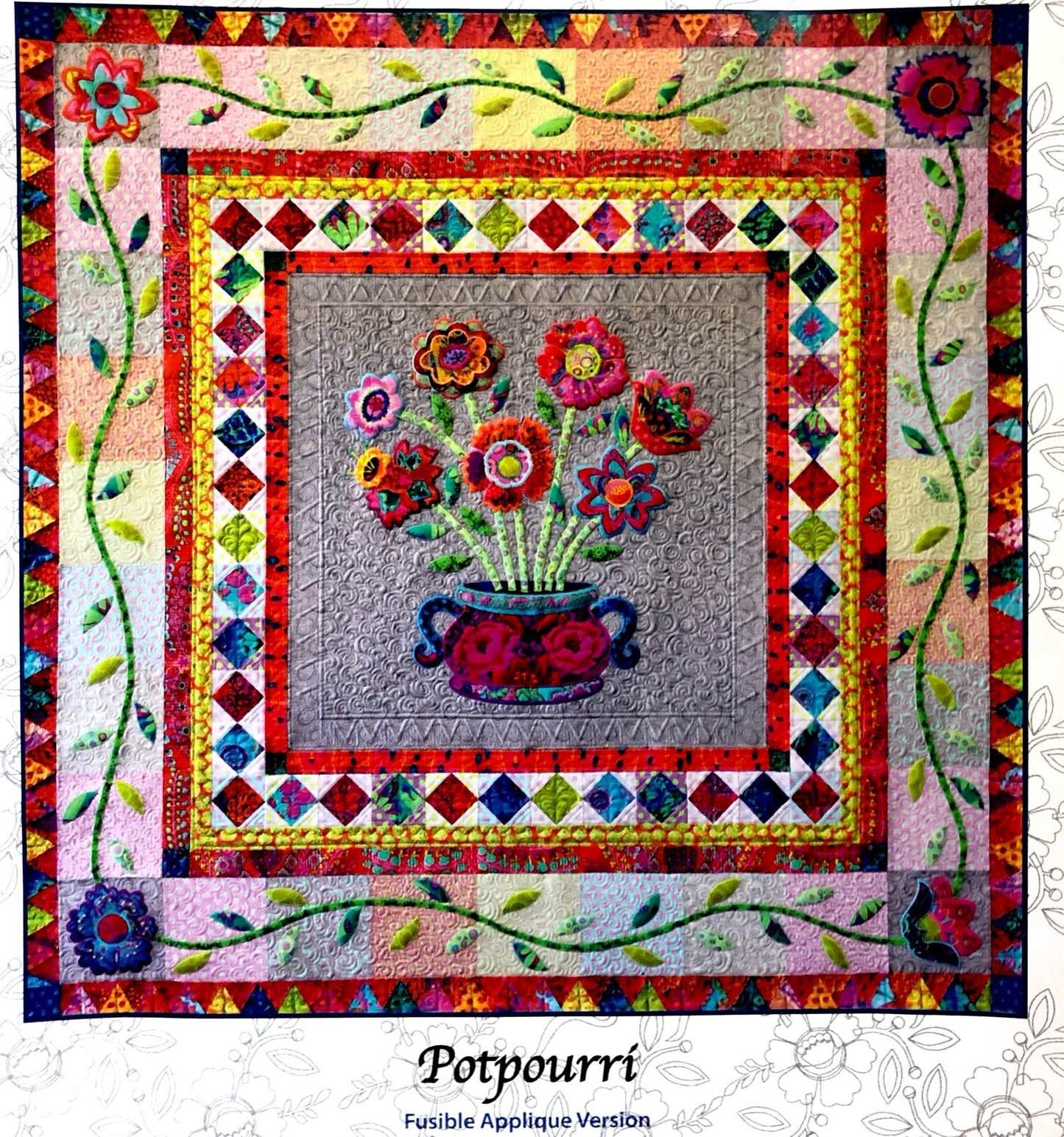 Happnstance Potpourri Fusible Applique Pattern