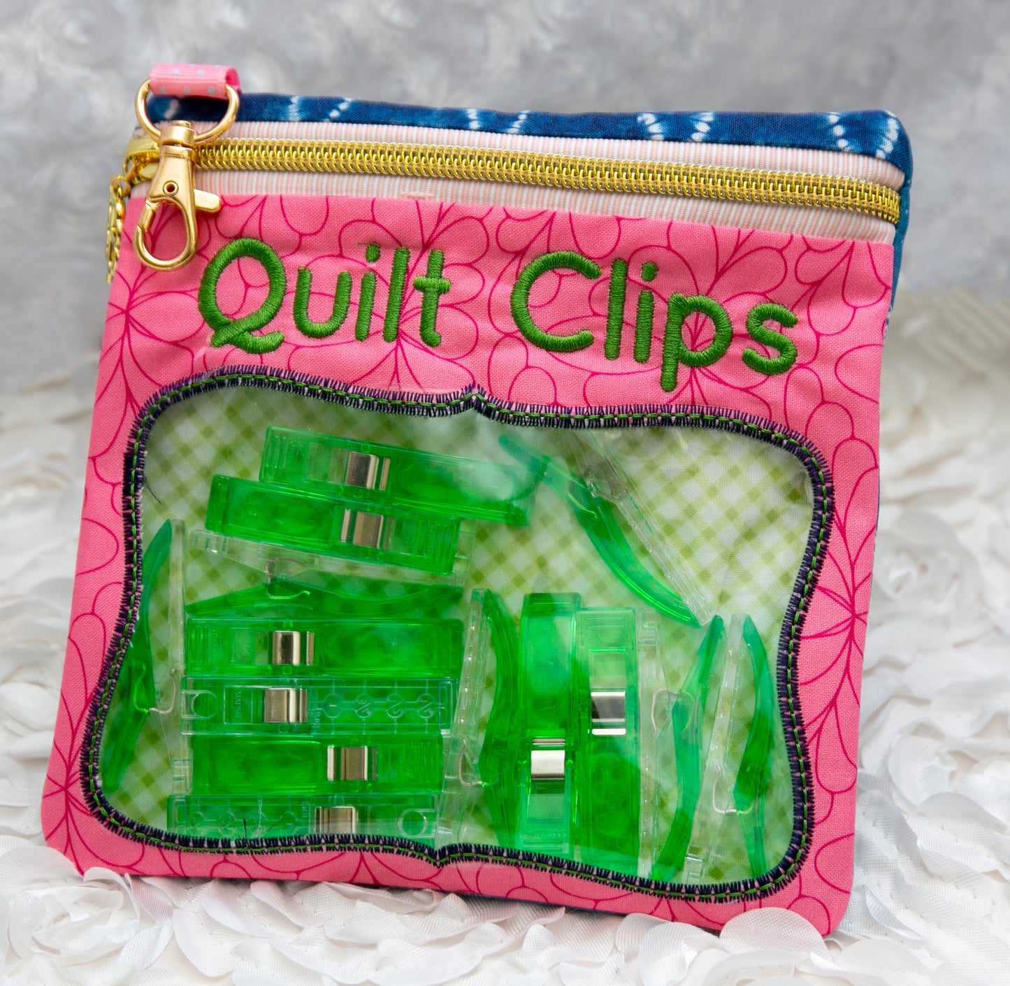 Prerecorded Class: Sweet Pea Windowed Zipper Pockets
