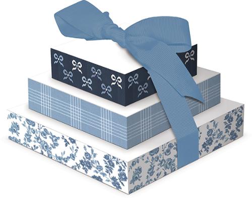 Moda Tower Of Notes Darling Quilt 1001 94 Notepad Set (Includes 3 different size notepads, 200 sheets each)