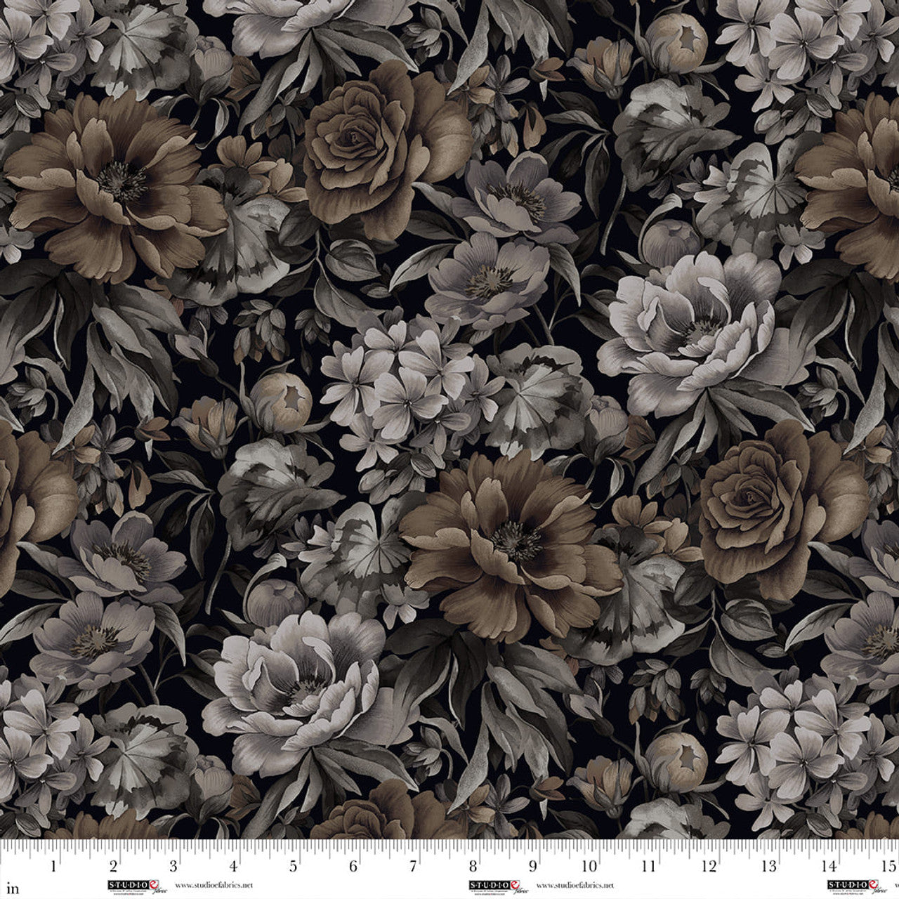 Studio E Bittersweet- Field of Seams Fabric Sold by the Yard 8546-39