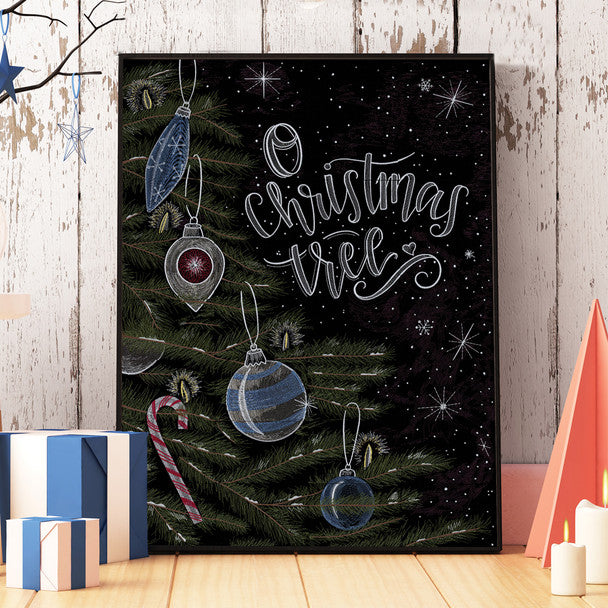 OESD O Christmas Tree Tiling Scene by Shannon Roberts 90030