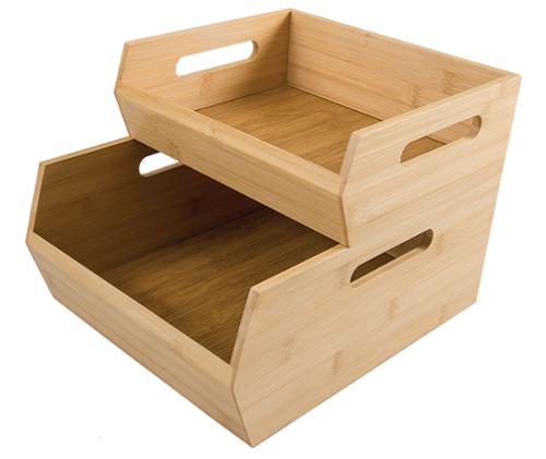 Lipper Set of 2 Stacking Bins #89102