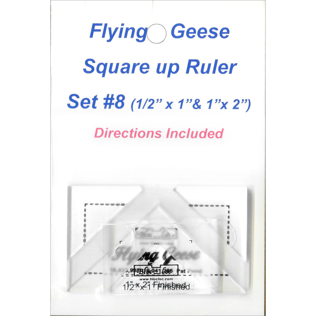 Bloc Loc Flying Geese Ruler VARIOUS SIZES AND SETS - THIS MAY BE A SPECIAL ORDER / Use the dropdown to make your selection.