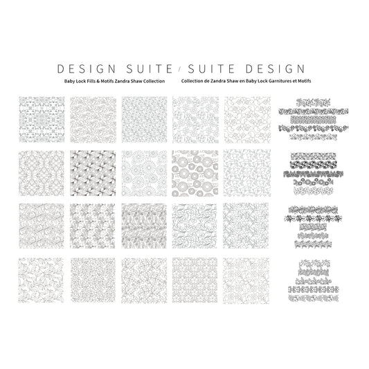 Baby Lock Fills & Motifs Zandra Shaw Collection SKU:BLA-IQFM-ZS