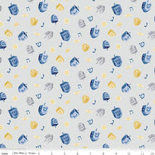 Load image into Gallery viewer, Riley Blake Hanukkah Nights Fabric Collection Sold by the Yard
