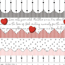 Load image into Gallery viewer, Riley Blake &quot;All My Heart&quot; Valentines Fabric by the yard