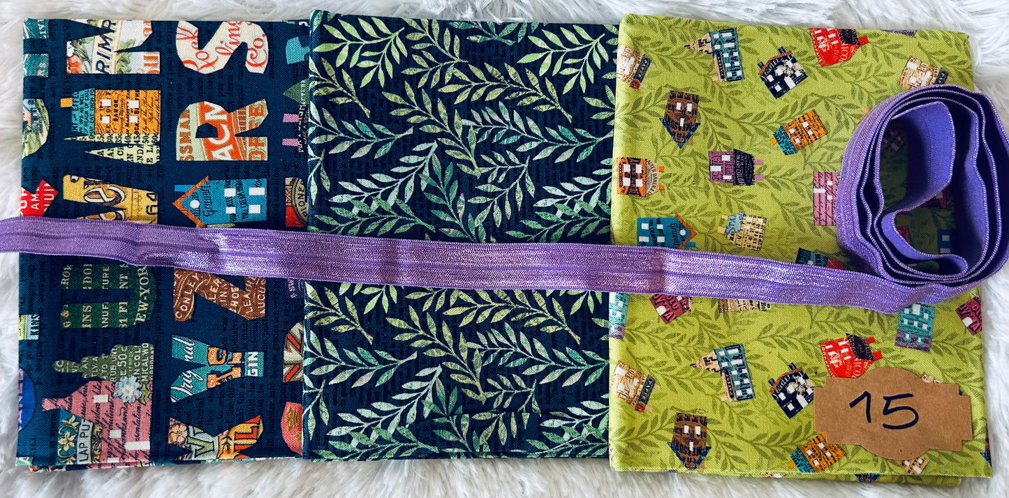 Needle Notebook 1 Fabric Kits Multiple Variants featuring Moda Cannon Beach and Paper Hamlet - USE THE DROPDOWN TO MAKE YOUR SELECTION AND TO SEE A CLOSE UP OF YOUR OPTIONS