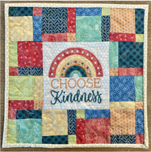 Load image into Gallery viewer, Kimberbell Day 2024 - Choose Kindness Mini Quilt Fabric Kit with your Choice of Backings