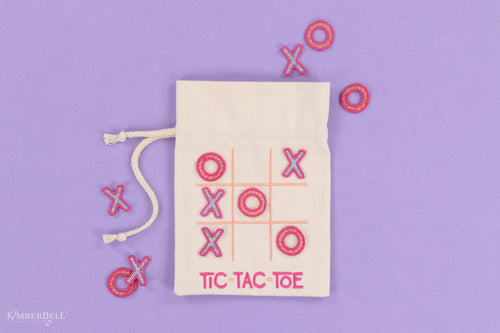 Kimberbell Digital Dealer June 2024 Tic-Tac-Toe Cinch Bag FABRIC KIT ONLY