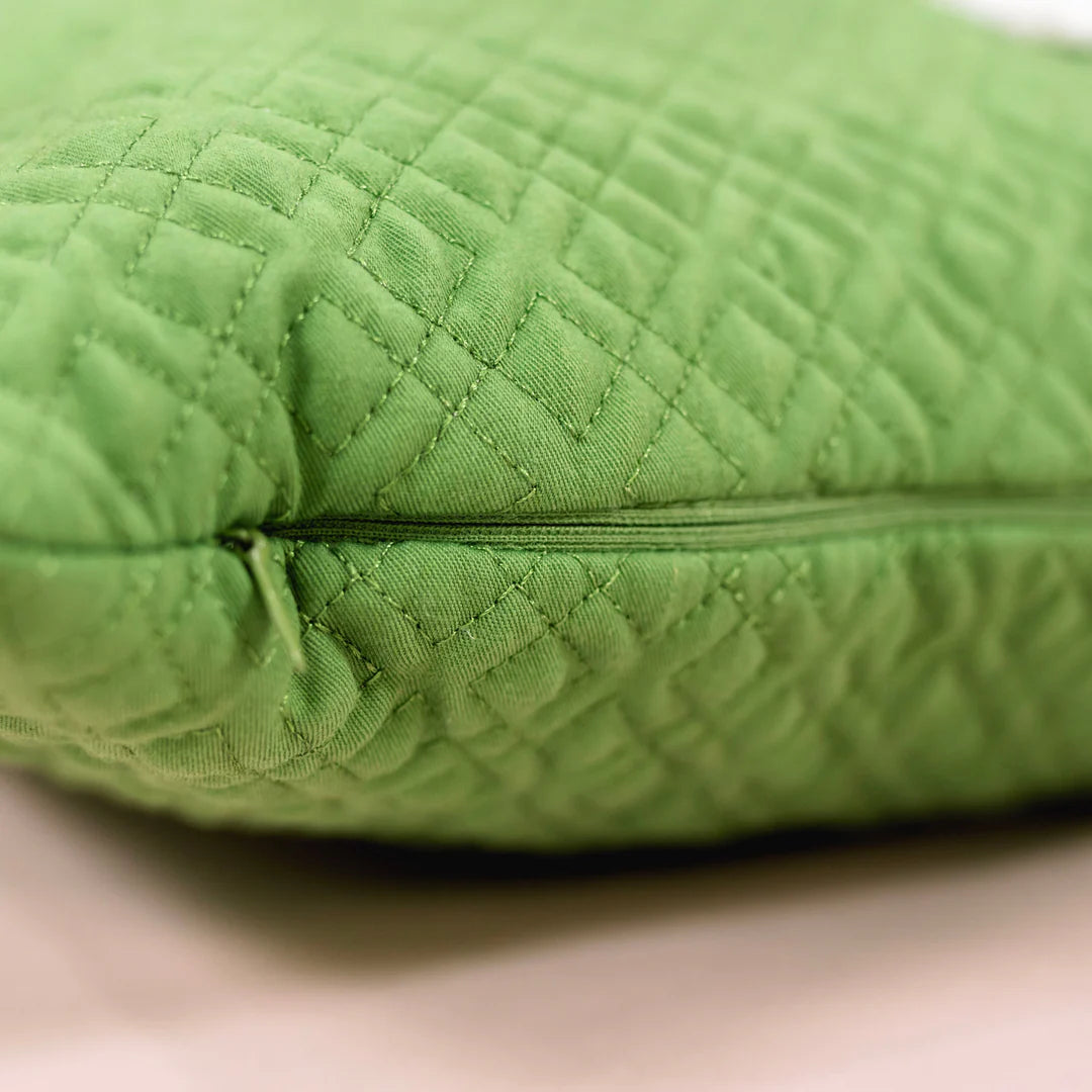 Kimberbell Quilted Pillow Cover Blank-Green 12" x 18" KDKB278
