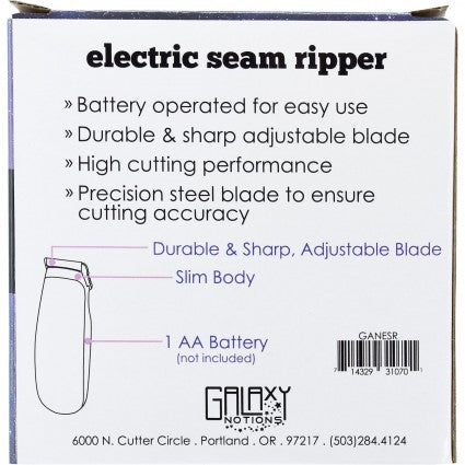 Purple Galaxy Electric Seam Ripper GANESR