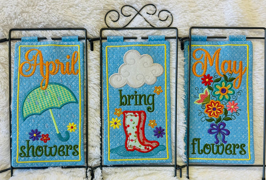 FREE YouTube Sew Along- Janine Babich April Showers Table Display Sew Along with Karen Bohl, April 2, 2026 10:30am-1:30pm PST