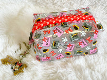 Load image into Gallery viewer, Curated Printed Clear Vinyl Boxy Pouch: 5/6/24 12-2:00pm PST