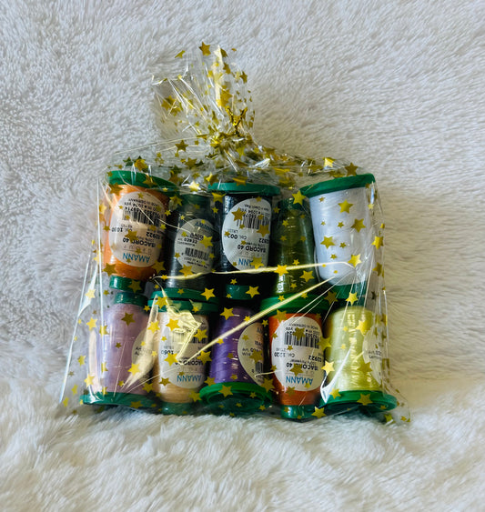 ISACORD THREAD KIT for Haunted Village Freestanding Bridge CHOOSE FULL KIT OR THREADS A LA CARTE. USE THE DROP DOWN TO MAKE YOUR SELECTION. READY BEGINNING OF OCTOBER