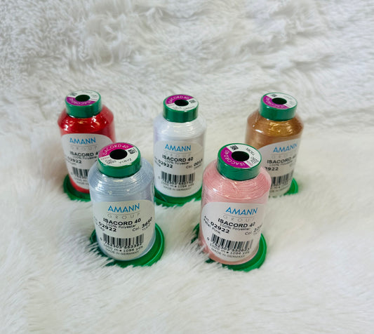 ISACORD THREAD KIT for Gingerbread Village Freestanding Bridge CHOOSE FULL KIT OR THREADS A LA CARTE. USE THE DROP DOWN TO MAKE YOUR SELECTION.