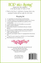 Load image into Gallery viewer, Janine Babich 'Hop into Spring' Wall Hanging design