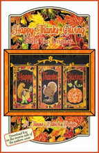 Load image into Gallery viewer, Happy Thanks Giving Table Top Display Embroidery Design by Janine Babich JBDHTG