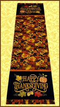 Load image into Gallery viewer, Janine Babich Happy Thanks Giving Wall Hanging and Table Runner JBDTHKS