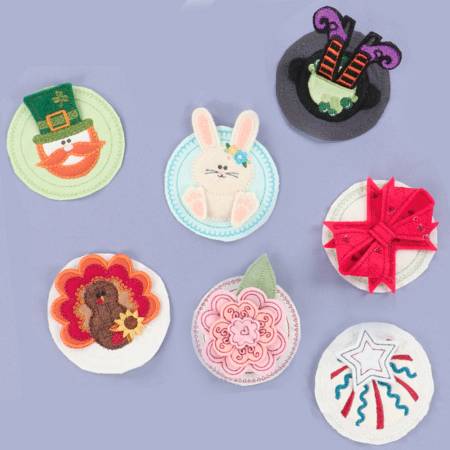 Kimberbell Seasonal Jar Toppers # KD5148