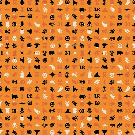 Kimberbell Pumpkins and Potions Fabric Collection sold by the yard