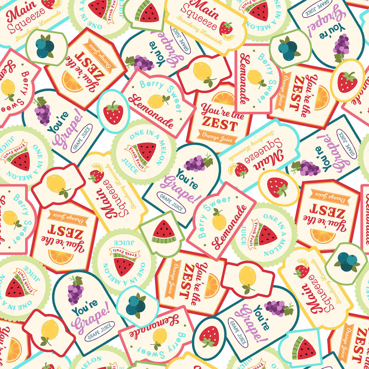 Kimberbell Sippin' On Sunshine Collection Fabric Sold by the Yard