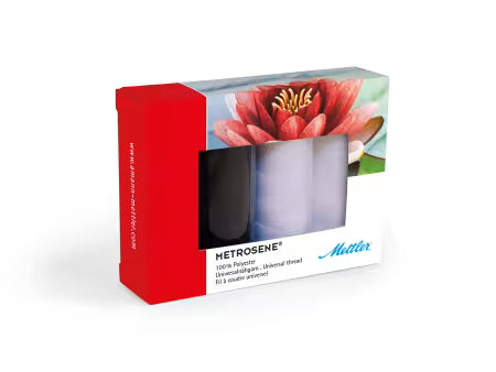 Mettler Metrosene Thread Set 4 Spools Black and White # ME49161BW-KIT