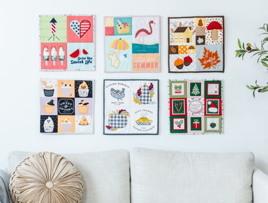 Kimberbell Mini Quilts, Vol. 2: July – December KD5136 Design CD