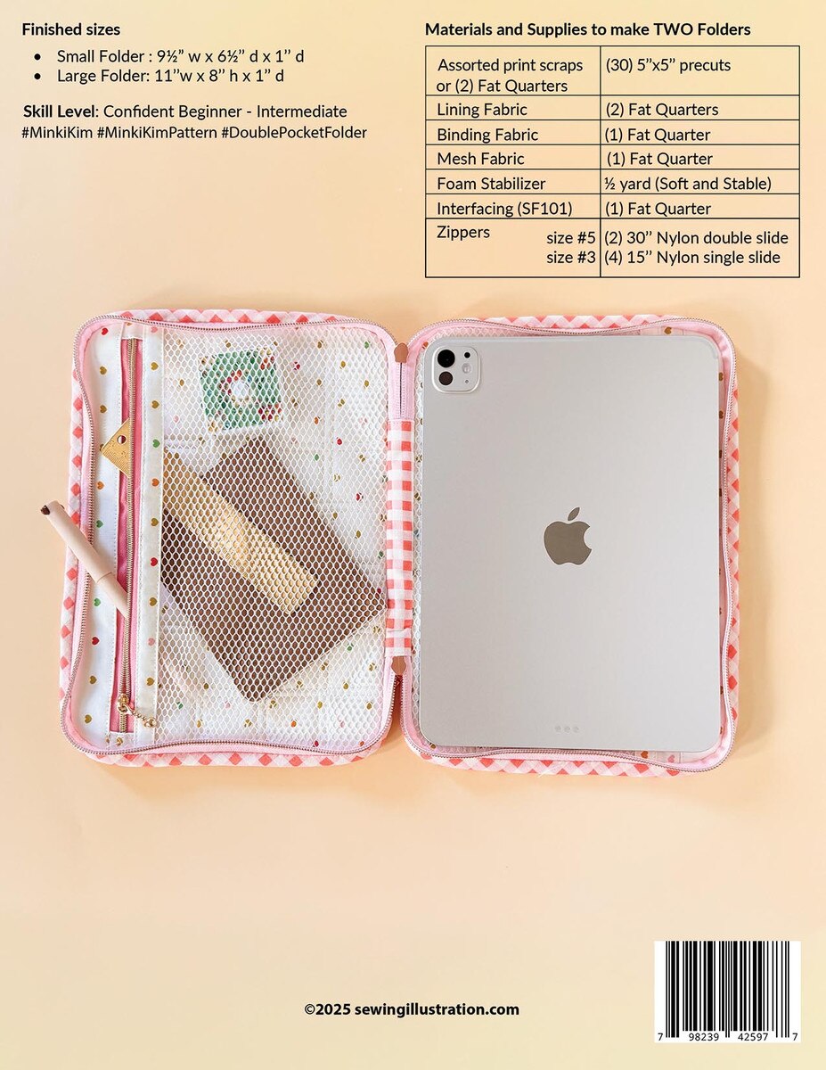 Minki Kim Double Pocket Folder Pattern P178-SIBP22