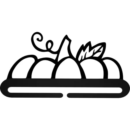 Patch Abilities 12 inch Pumpkin Top hanger # PAH-12005