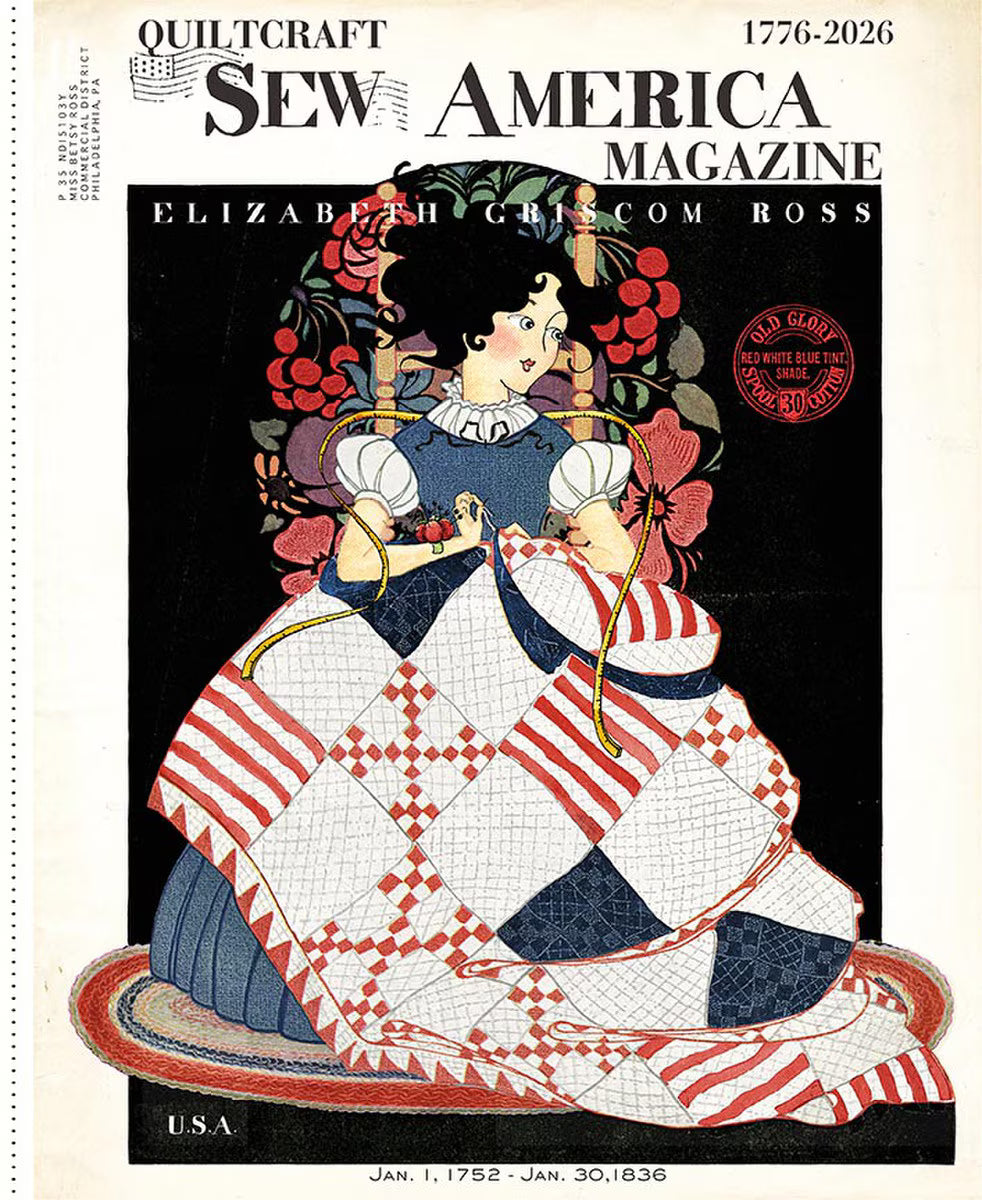 Riley Blake Sew America Betsy Ross Main Panel PD17340-Panel