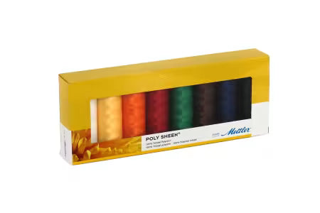 Mettler Poly Sheen 100% Triobal Polyester Thread Set PS8-KIT