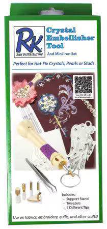 RNK Crystal Embellisher Tool and Mini Iron Set R-HTRHN