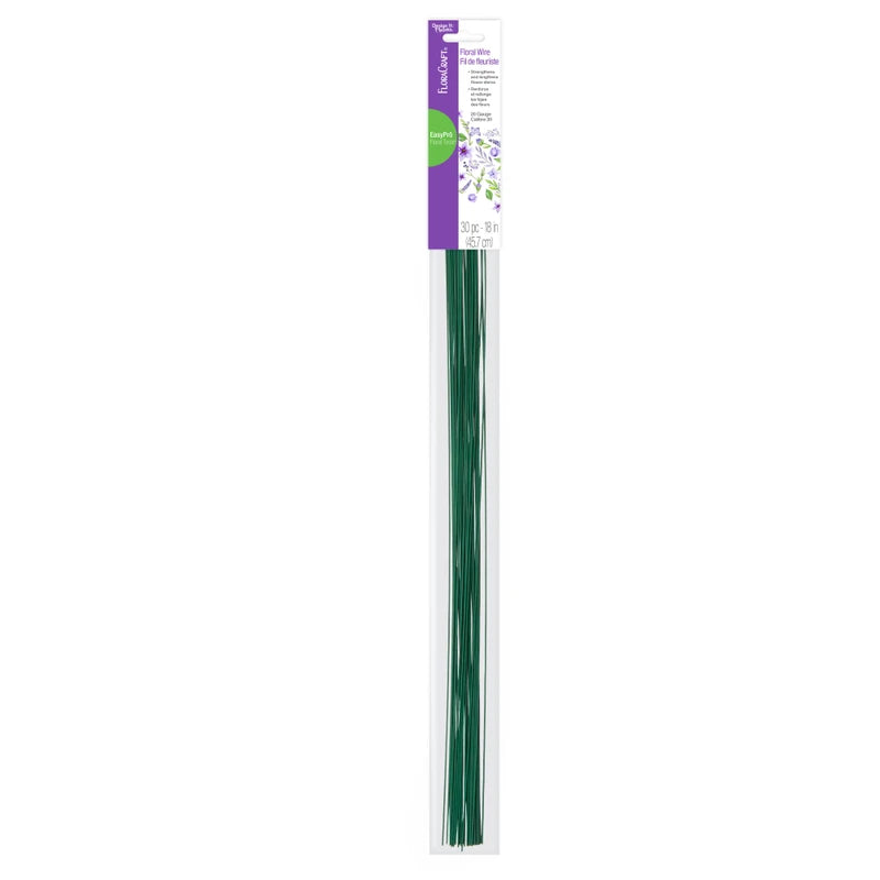 Flora Craft Floral Wire 30 Pieces 18" RS9657