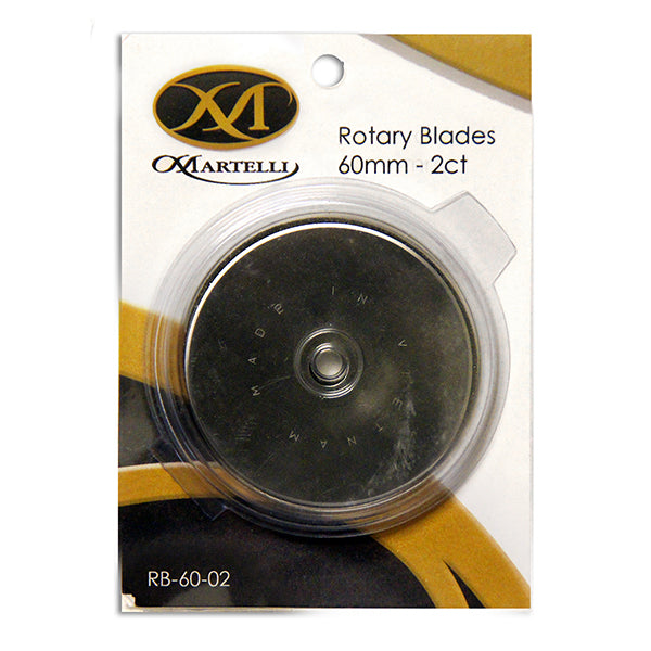 Martelli 60mm Replacement Rotary Blades 2pk RB-60-02