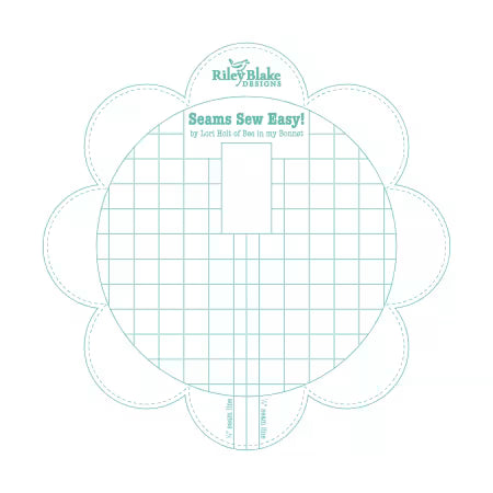 Riley Blake Seams Sew Easy Seam Guide Color Sea Glass # ST-25443