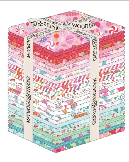 Kimberbell Sweet Shoppe (Sweetheart Street) Fat Quarter Bundle # FQ-MASSWSH PREORDER DUE OUT 11/30/25