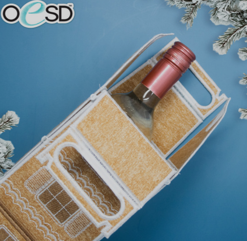 OESD Gingerbread House Gift Boxes Design 13020 USB OR Digital Download