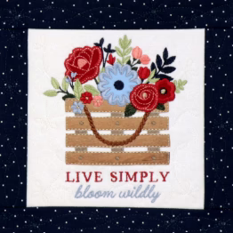 Free You Tube Sew Along- Kimberbell Country Blooms Pillow Live on May 18, 2026, 4pm - 6:30pm PST