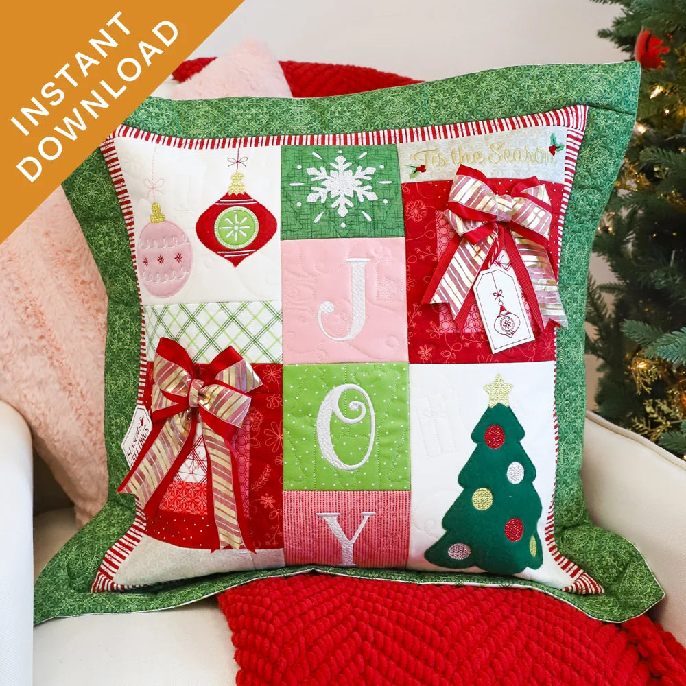 Free Youtube Sew Along-Season of Joy Kimberbell Pillow with Jeanne- October 26th, 4:00-7:00pm PST