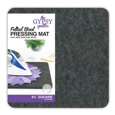 The Gypsy Quilter Wool Pressing Mat 8-1/2in x 8-1/2in x 1/2in Thick # TGQWM85
