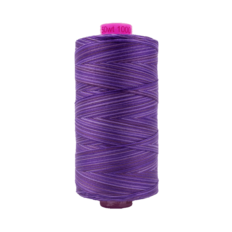 Tutti Variegated Thread 50wt 1000M Various Colors - BLUEBERRY