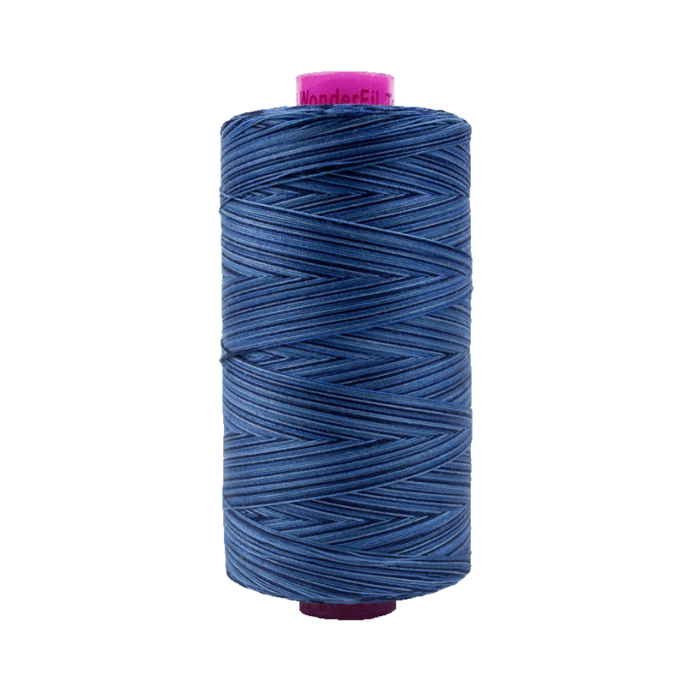 Tutti Variegated Thread 50wt 1000M Various Colors - BLUE-NIGHT