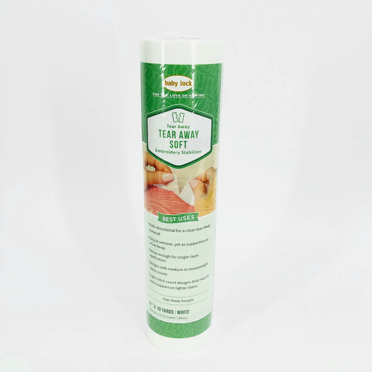 Baby Lock Tear Away Soft Stabilizer 12" x 10" BLT104